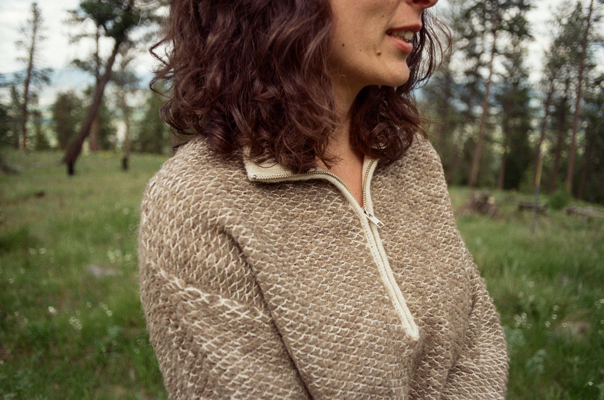 503/ Alpaca Half Zip/ Slate