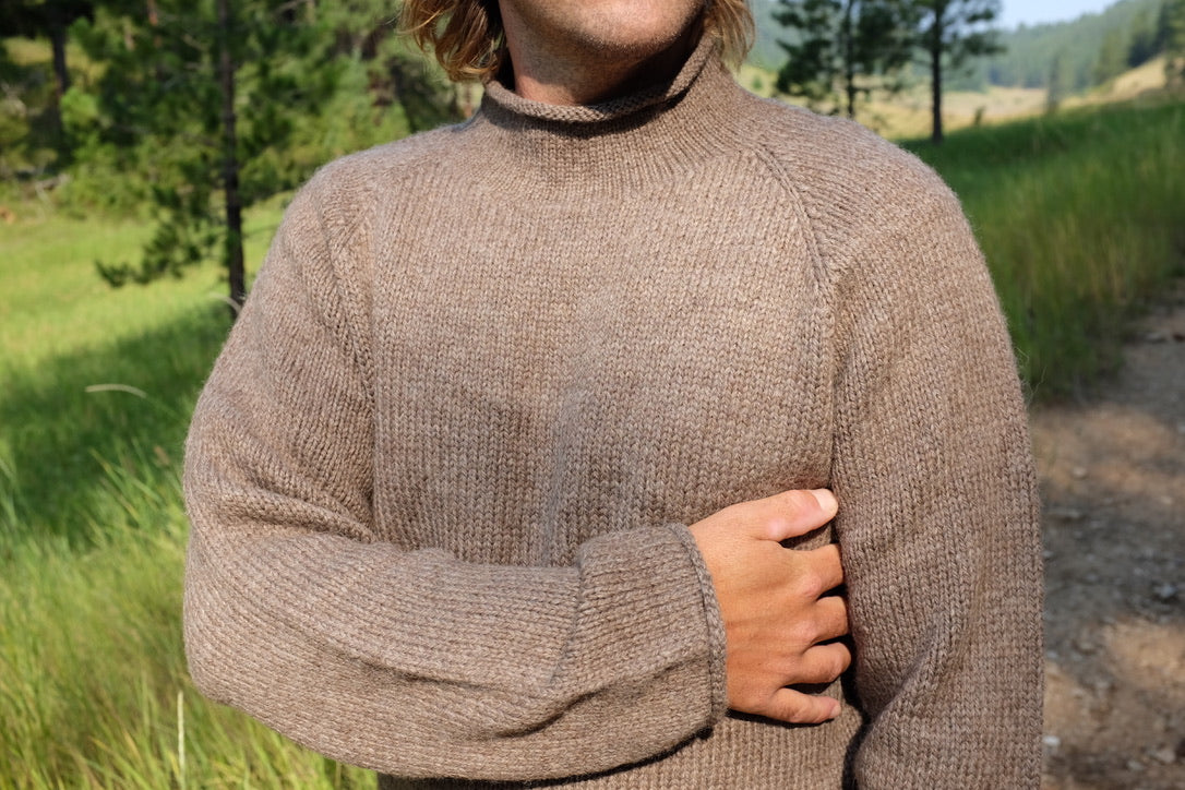 504 / Unisex Handknit Sweater / Slate