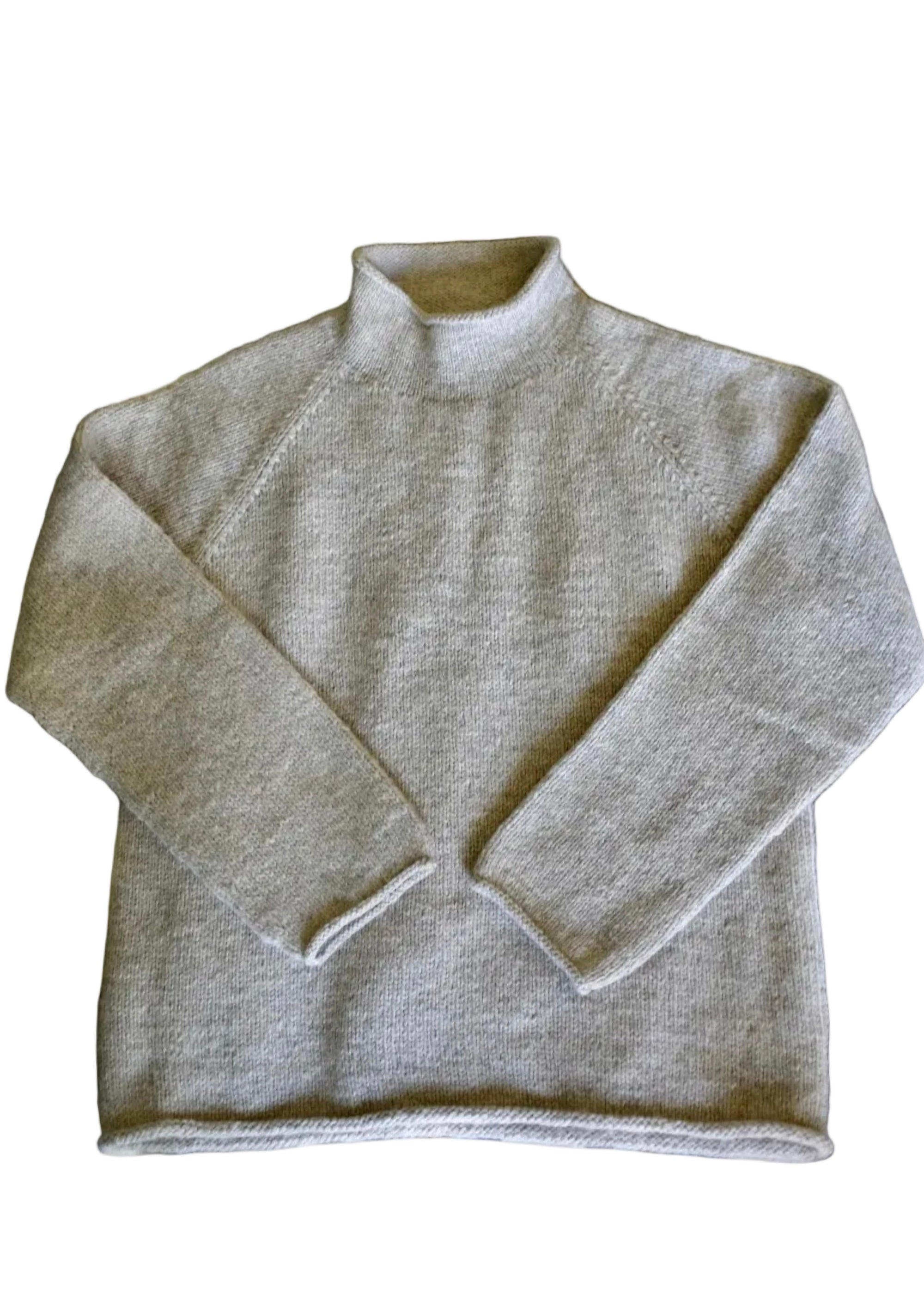 504 / Unisex Handknit Sweater / Granite