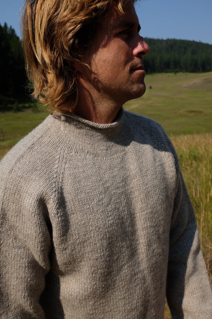 504 / Unisex Handknit Sweater / Granite
