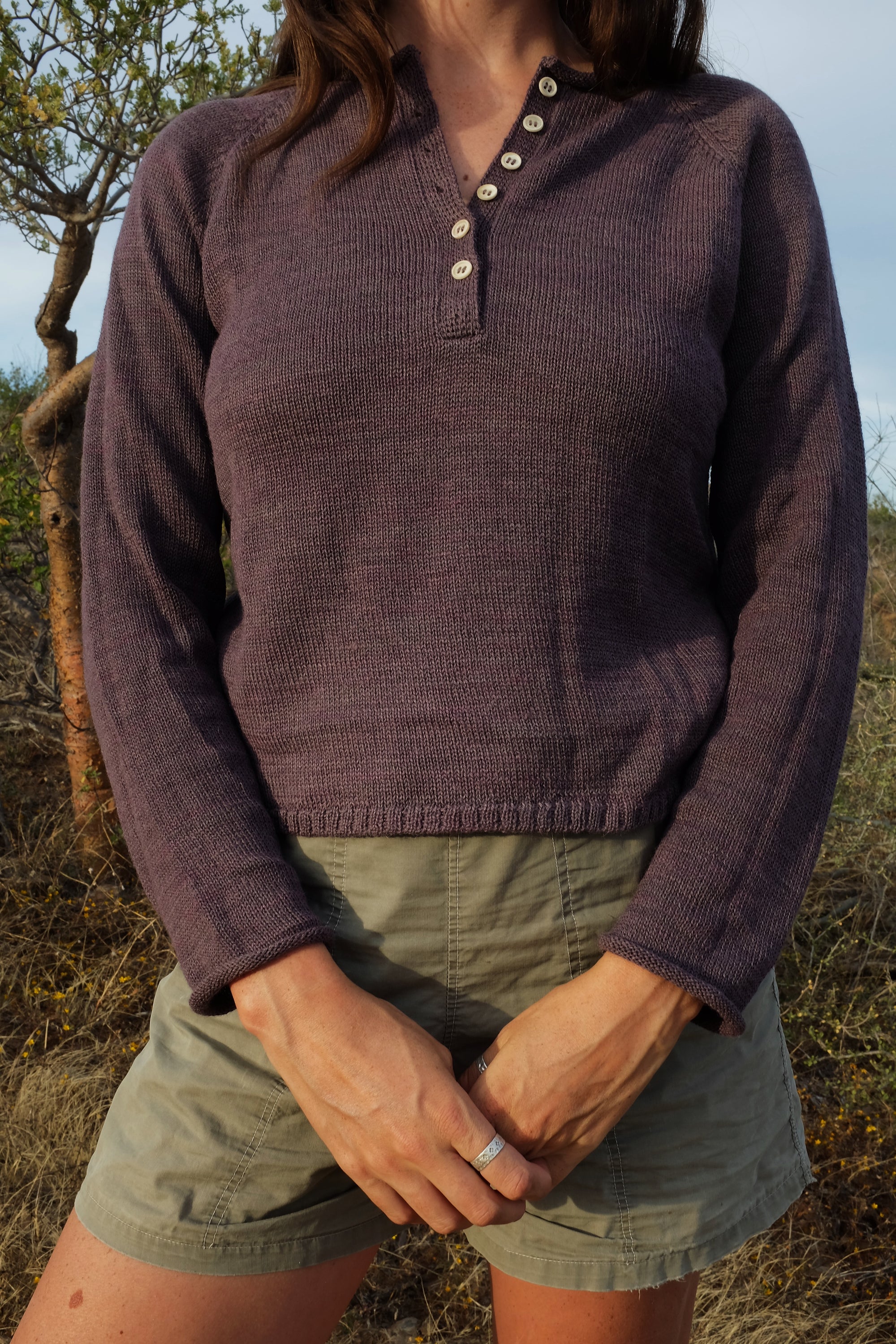 502/ Alpaca Henley / Larkspur