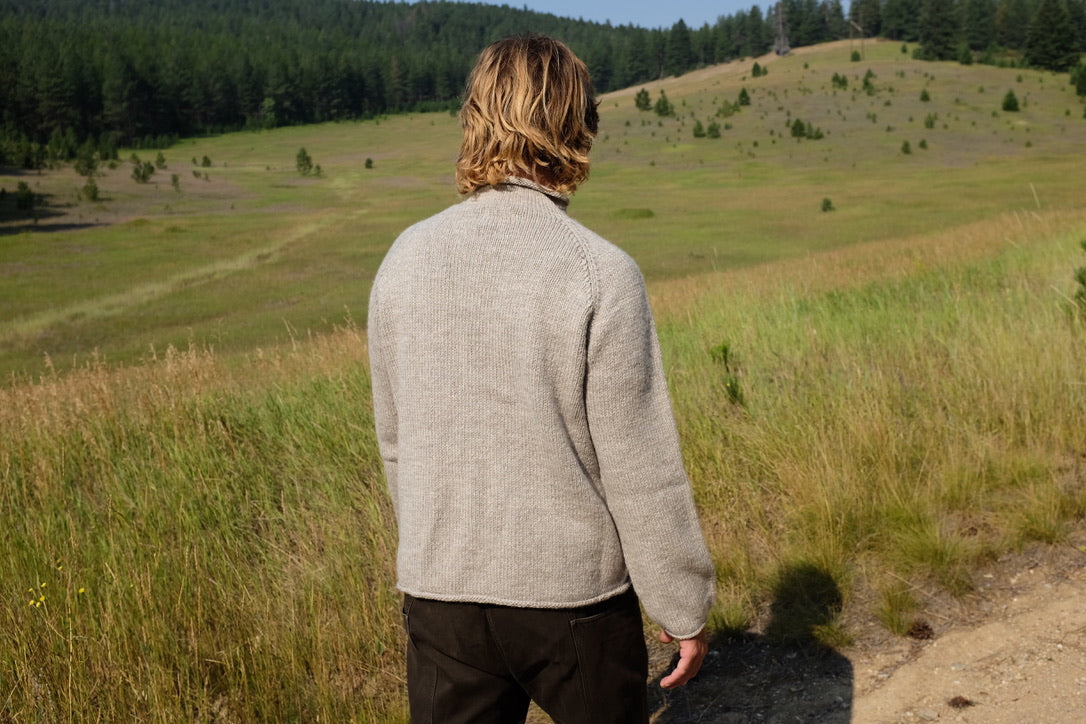 504 / Unisex Handknit Sweater / Granite