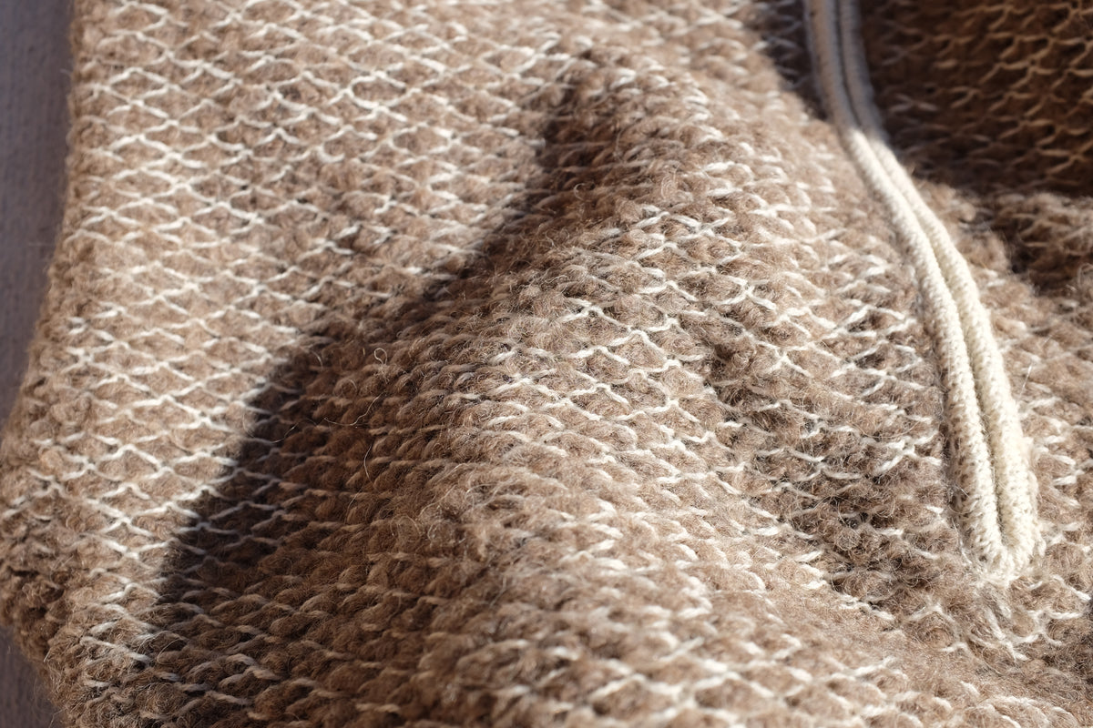 503/ Alpaca Half Zip/ Earth