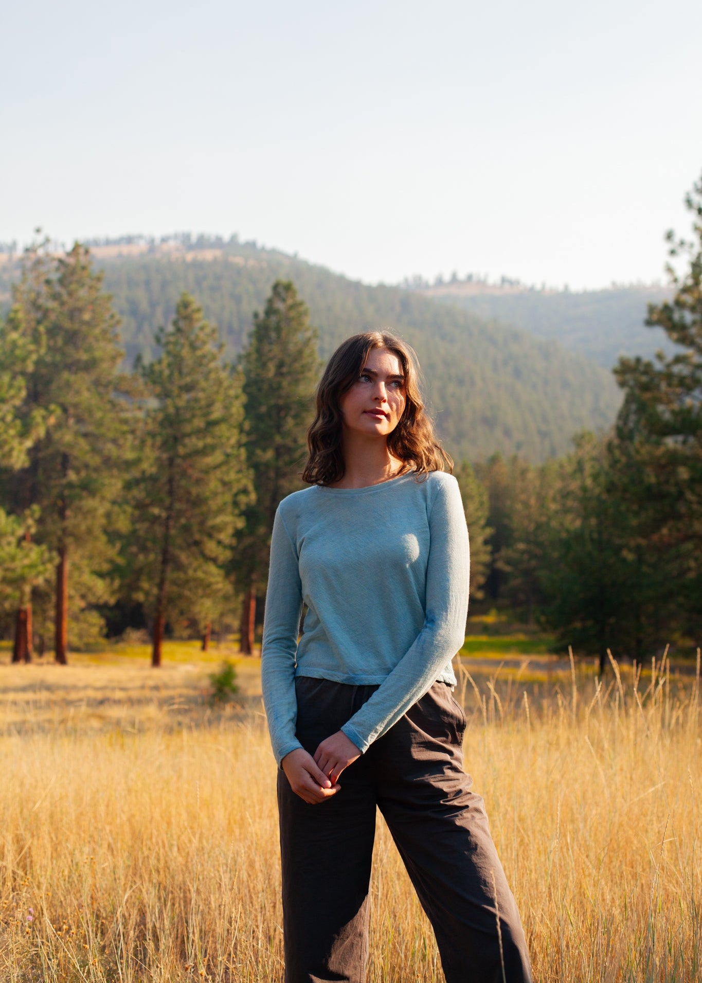 701 / Merino Long Sleeve / Indigo