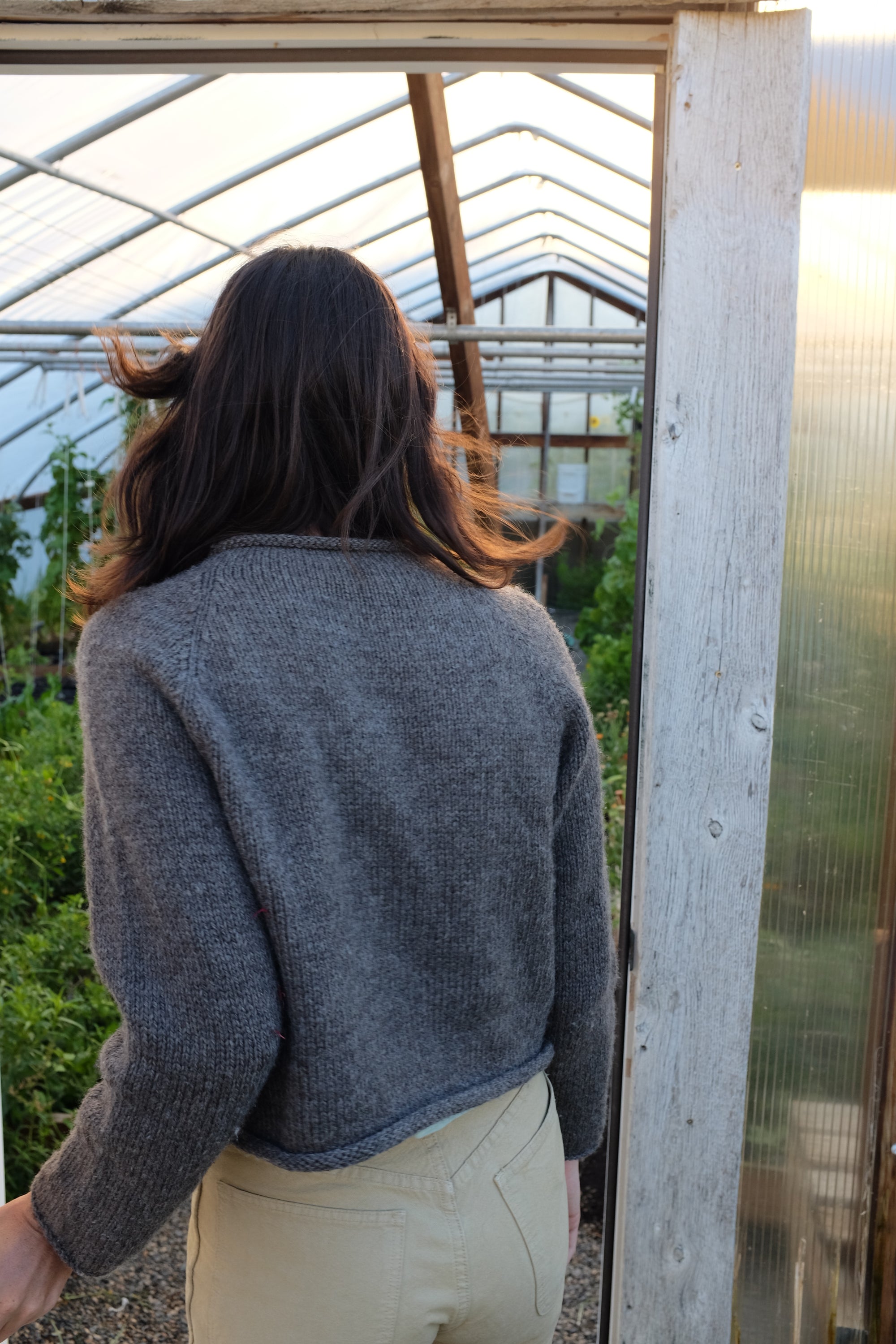 501 / Handknit Sweater / Slate