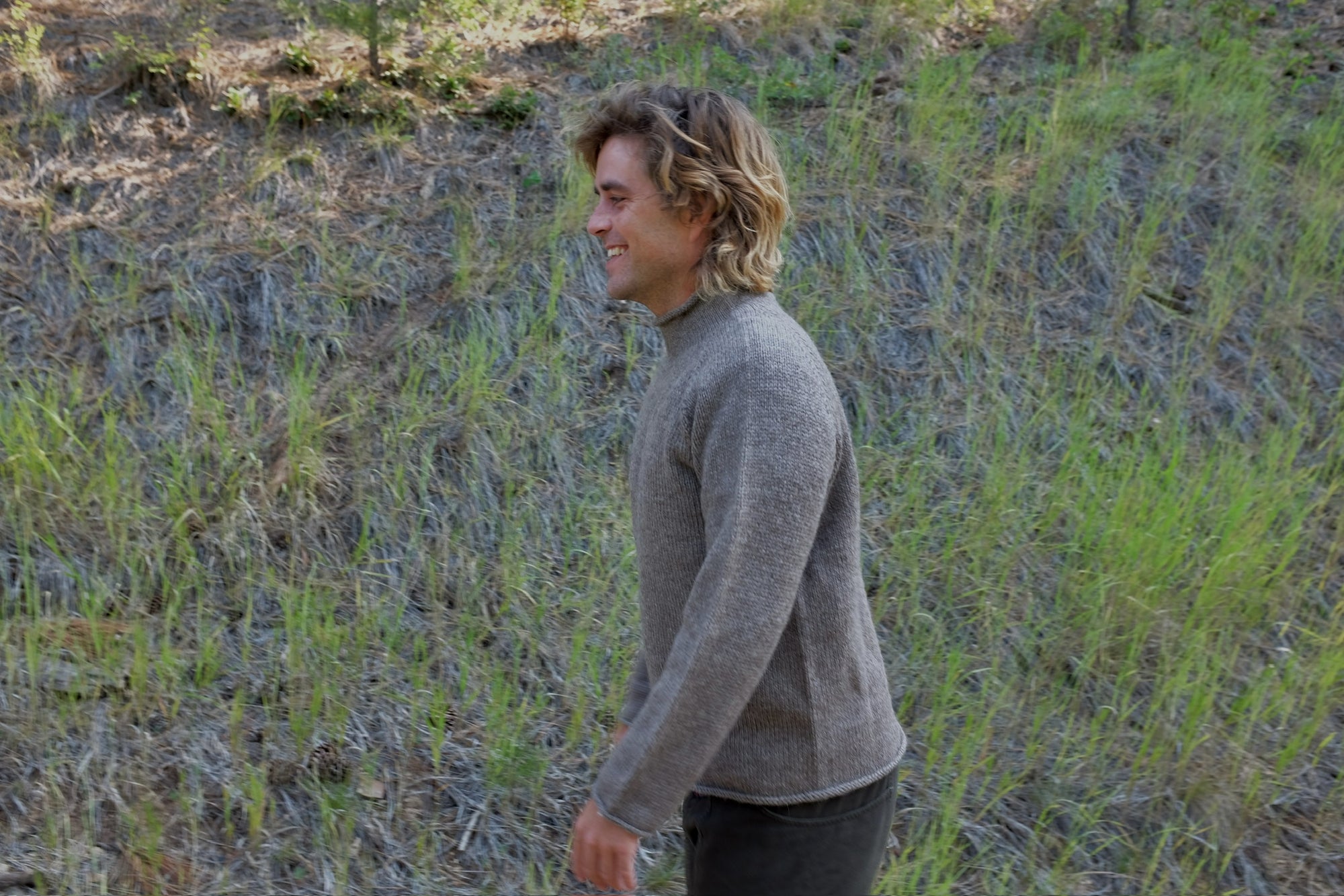 504 / Unisex Handknit Sweater / Slate
